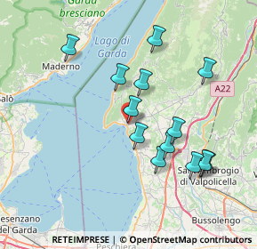 Mappa 37016 Garda VR, Italia (6.98923)