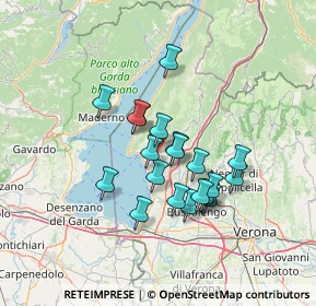 Mappa 37010 Costermano VR, Italia (10.8955)
