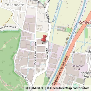 Mappa Via Alcide de Gasperi, 11, 25060 Collebeato, Brescia (Lombardia)