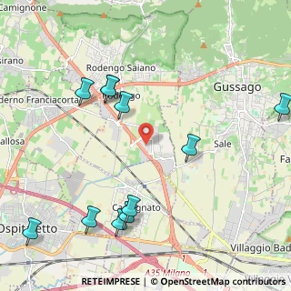 Mappa Franciacorta Outlet Village, 25050 Rodengo-saiano BS, Italia (2.50364)