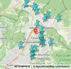 Mappa Via Giovan Battista Formentini, 25136 Brescia BS, Italia (1.9815)