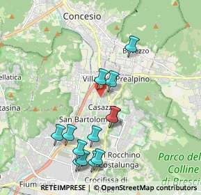 Mappa Via Giovan Battista Formentini, 25136 Brescia BS, Italia (2.01308)