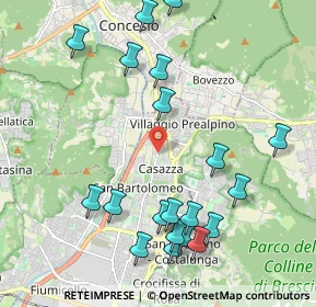 Mappa Via Giovan Battista Formentini, 25136 Brescia BS, Italia (2.3365)