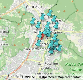 Mappa Via Giovan Battista Formentini, 25136 Brescia BS, Italia (1.237)
