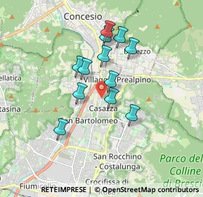 Mappa Via Giovan Battista Formentini, 25136 Brescia BS, Italia (1.40417)