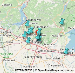 Mappa Via Giovan Battista Formentini, 25136 Brescia BS, Italia (10.24545)