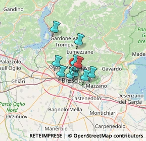 Mappa Via Giovan Battista Formentini, 25136 Brescia BS, Italia (6.46182)