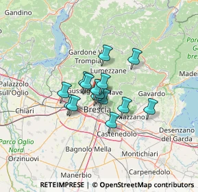 Mappa Via Giovan Battista Formentini, 25136 Brescia BS, Italia (7.98933)