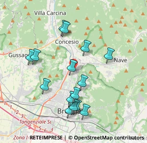 Mappa Via Giovan Battista Formentini, 25136 Brescia BS, Italia (3.698)