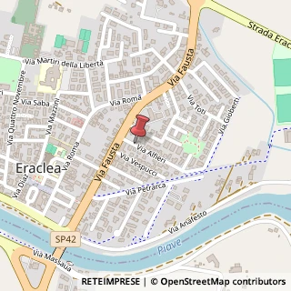 Mappa Via Vittorio Alfieri, 4, 30020 Eraclea, Venezia (Veneto)