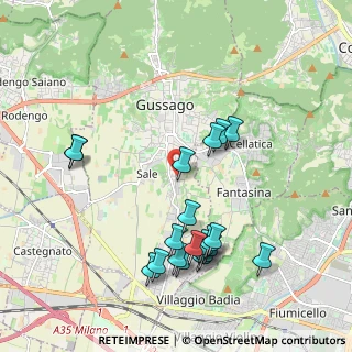Mappa Viale Italia, 25064 Gussago BS, Italia (2.0775)