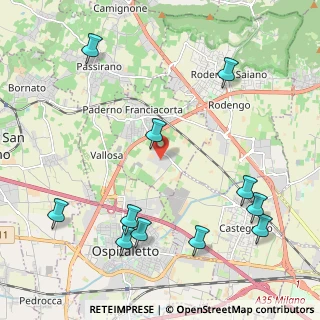 Mappa Via Cascina Croce, 25050 Paderno Franciacorta BS, Italia (2.62)