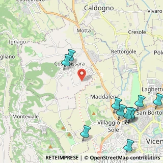 Mappa Via Fornace, 36030 Costabissara VI, Italia (2.94727)
