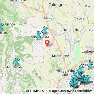 Mappa Via Fornace, 36030 Costabissara VI, Italia (4.067)