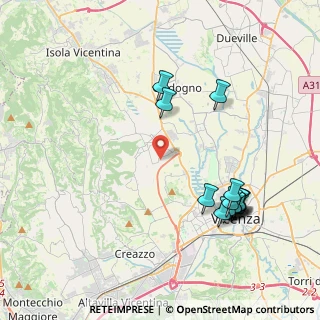 Mappa Via Fornace, 36030 Costabissara VI, Italia (4.435)