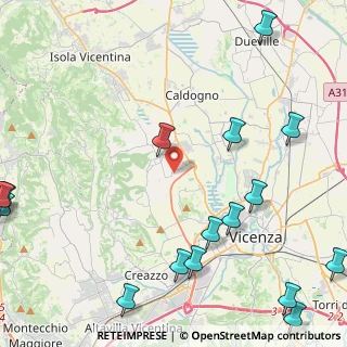 Mappa Via Fornace, 36030 Costabissara VI, Italia (6.46125)