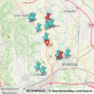 Mappa Via Fornace, 36030 Costabissara VI, Italia (3.80077)
