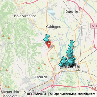 Mappa Via Fornace, 36030 Costabissara VI, Italia (4.22)