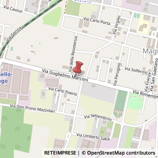 Mappa Via Guglielmo Marconi, 20020 Magnago MI, Italia, 20020 Magnago, Milano (Lombardia)