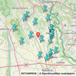 Mappa Via Oleggio, 28015 Momo NO, Italia (7.9485)