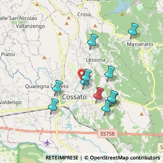 Mappa Via Corsico, 13836 Cossato BI, Italia (1.70364)