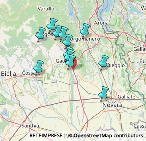 Mappa Via S. Martino, 28074 Ghemme NO, Italia (12.00417)