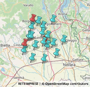 Mappa Via S. Martino, 28074 Ghemme NO, Italia (10.831)