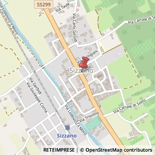 Mappa Via Santa Maria, 10, 28070 Sizzano, Novara (Piemonte)