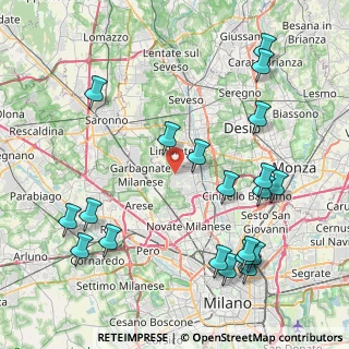 Mappa Via San Bernardo, 20030 Senago MI, Italia (9.9805)