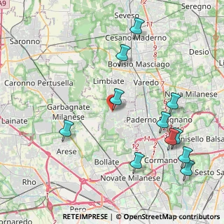 Mappa Via San Bernardo, 20030 Senago MI, Italia (4.75818)