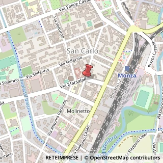 Mappa Via XX Settembre, 25, 20900 Monza, Monza e Brianza (Lombardia)