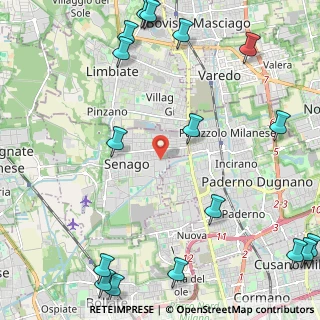 Mappa Via Risorgimento, 20030 Senago MI, Italia (3.31222)