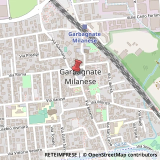 Mappa Via Giuseppe Verdi,  2, 20024 Garbagnate Milanese, Milano (Lombardia)