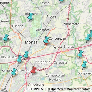 Mappa Via Privata Ippolito Nievo, 20052 Monza MB, Italia (6.49583)
