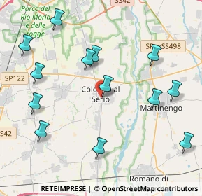 Mappa Via R. Leoncavallo, 24055 Cologno Al Serio BG, Italia (4.67308)