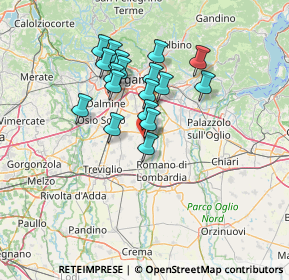 Mappa Via R. Leoncavallo, 24055 Cologno Al Serio BG, Italia (11.22778)