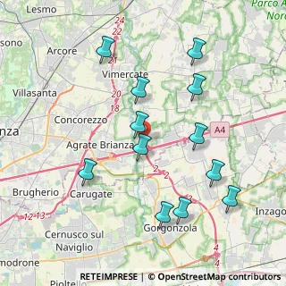 Mappa Via Don Marnoni, 20864 Agrate Brianza MB, Italia (4.00917)
