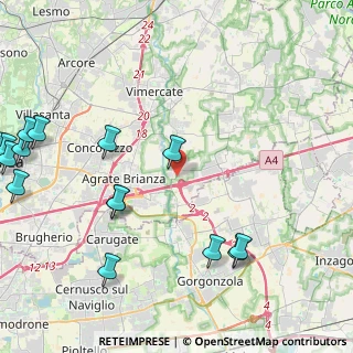 Mappa Via Don Marnoni, 20864 Agrate Brianza MB, Italia (5.99067)