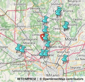 Mappa Via Curtatone, 20037 Paderno Dugnano MI, Italia (7.21462)