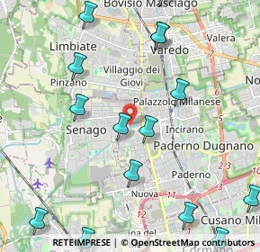 Mappa Via Curtatone, 20037 Paderno Dugnano MI, Italia (2.72067)