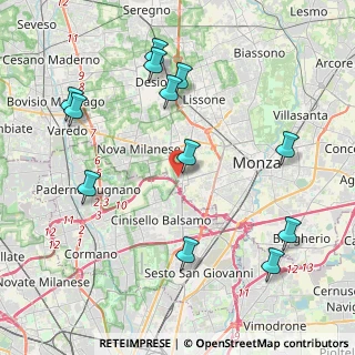 Mappa Via C. Marx, 20835 Muggiò MB, Italia (4.69667)