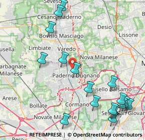Mappa 20037 Nova Milanese MB, Italia (5.23294)