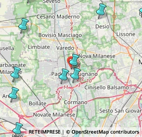 Mappa 20037 Nova Milanese MB, Italia (6.38)