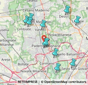 Mappa 20037 Nova Milanese MB, Italia (4.07727)