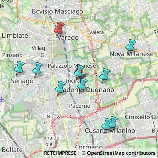 Mappa Via Valassina, 20037 Nova Milanese MB, Italia (1.97909)