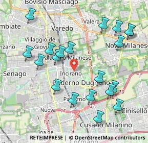 Mappa Via Valassina, 20037 Nova Milanese MB, Italia (2.2195)