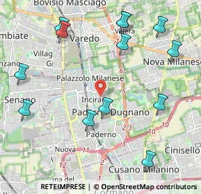 Mappa Via Valassina, 20037 Nova Milanese MB, Italia (2.52)