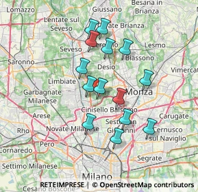 Mappa Via Privata Giovanni Gorlich, 20037 Paderno Dugnano MI, Italia (6.09714)