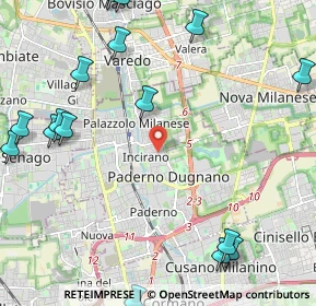 Mappa Via Valsesia, 20037 Paderno Dugnano MI, Italia (3.05588)