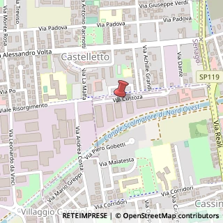 Mappa Via Custoza, 31, 20037 Paderno Dugnano, Milano (Lombardia)